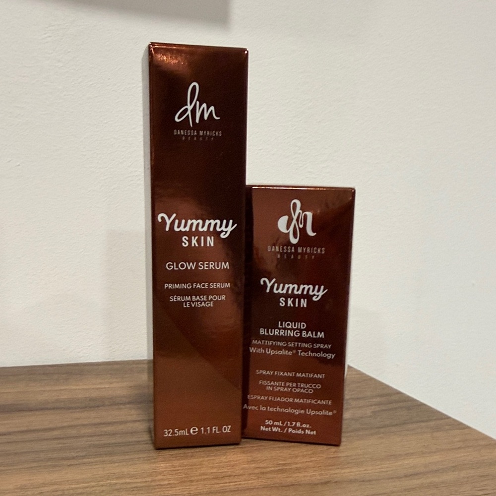 Danessa Myricks Yummy Skin Glow Serum and Liquid Blurring Balm